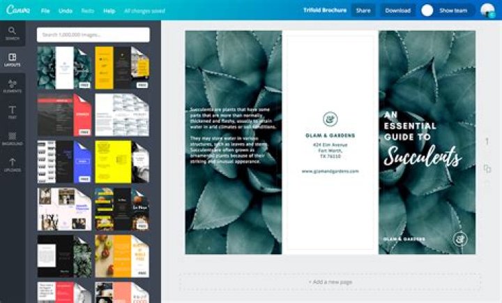 How do you make a brochure interactive?