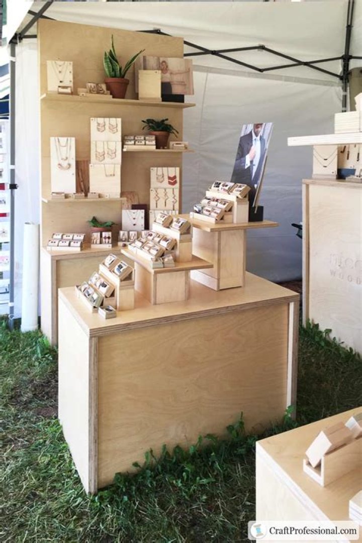 How do you make a shop display?