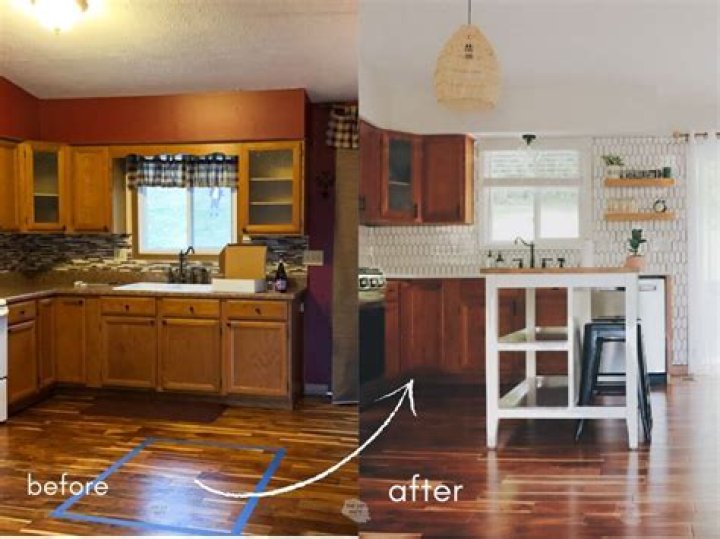 How do you make an old kitchen look modern?