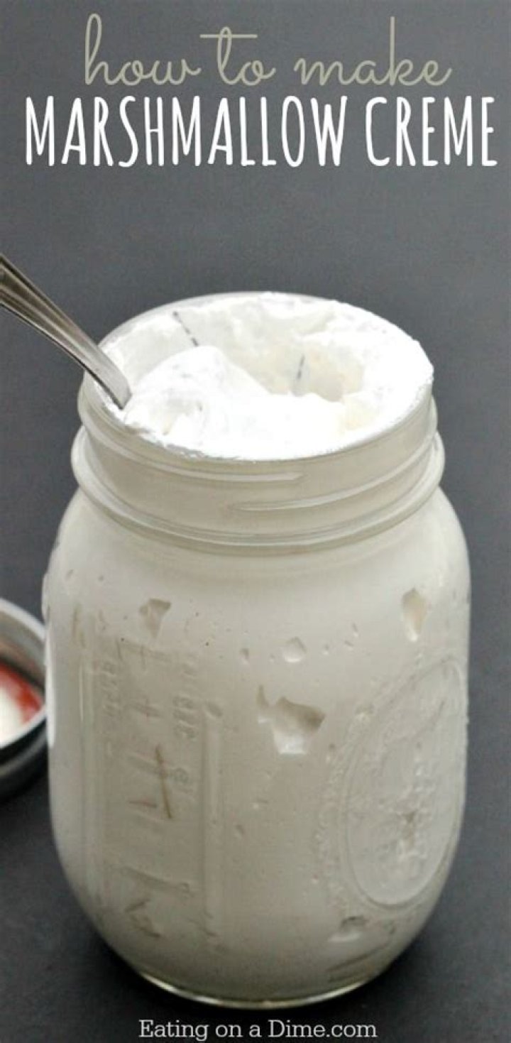 How do you make marshmallow cream from marshmallows?