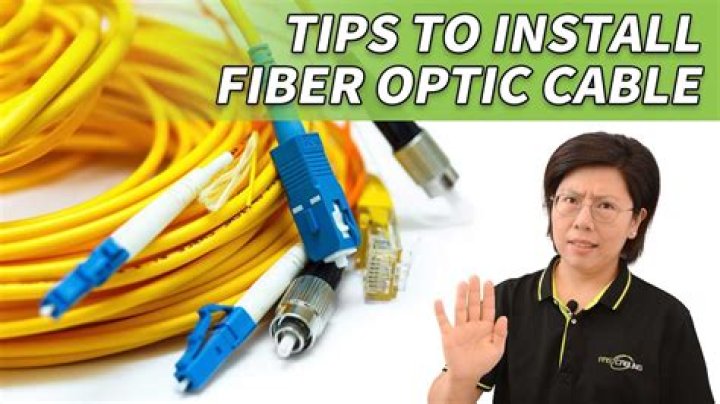 How do you manage Fibre optic cable?