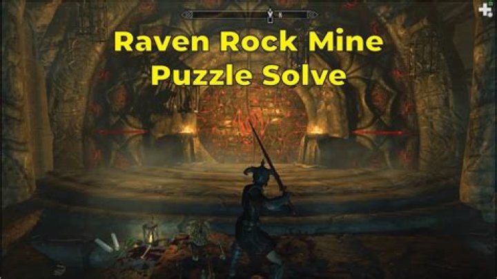 How do you open the door in Raven Rock mine?