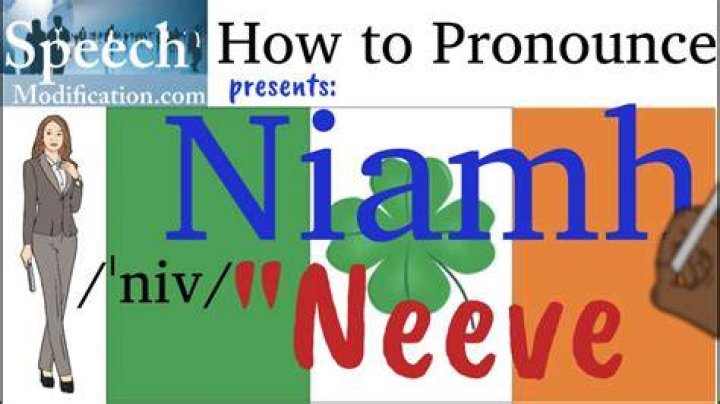 How do you pronounce Niamh in Gaelic?