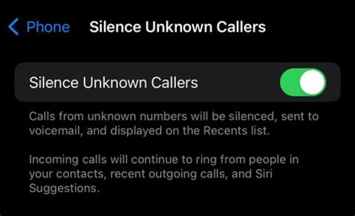 How do you report unknown callers?