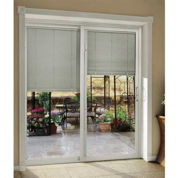 How do you shade a patio door?