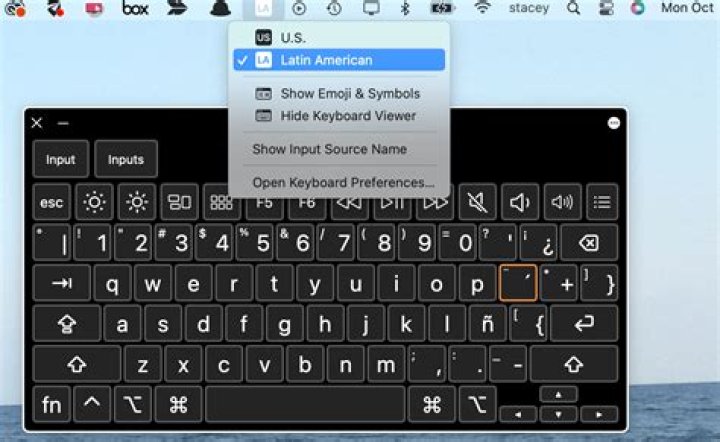 How do you switch between languages on a Mac?