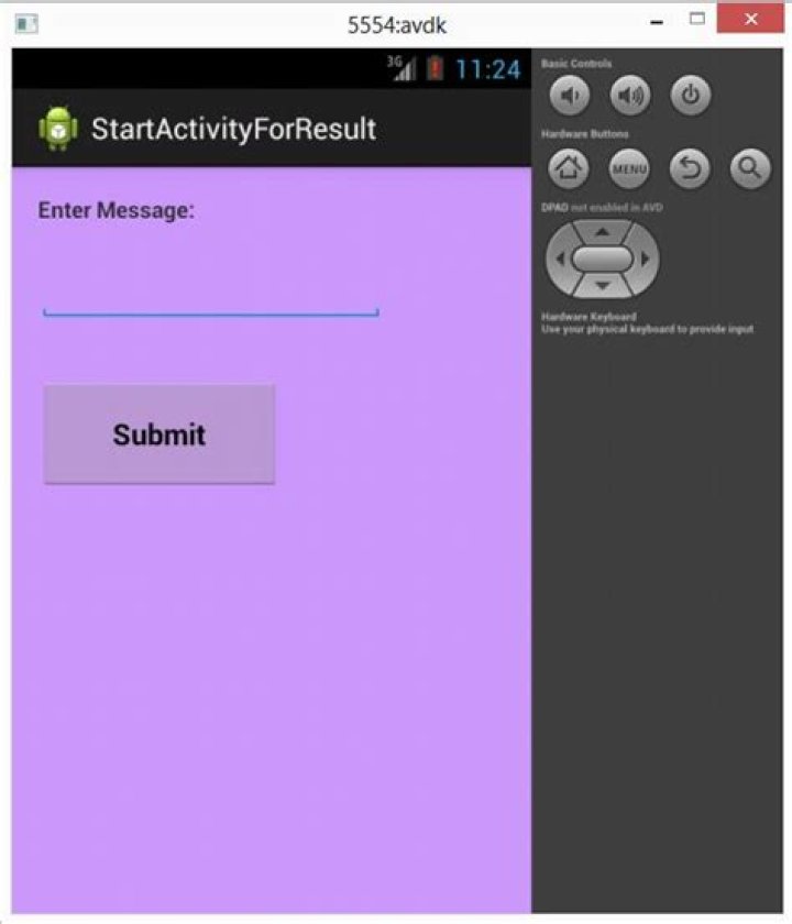 How do you use startActivity for results?