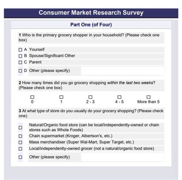 How do you write a market research questionnaire?