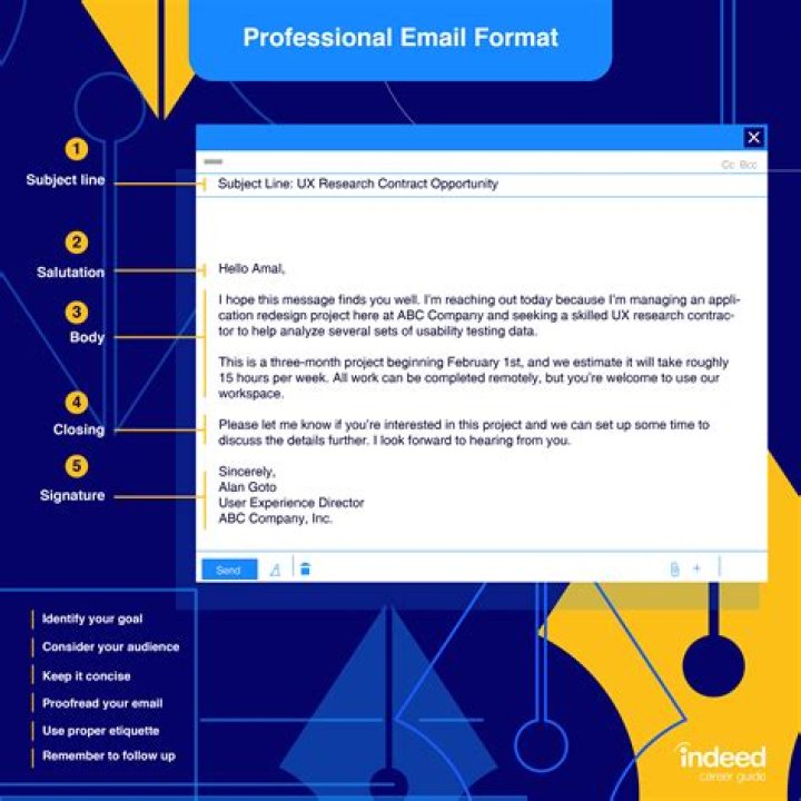 How do you write a professional email to a client examples?