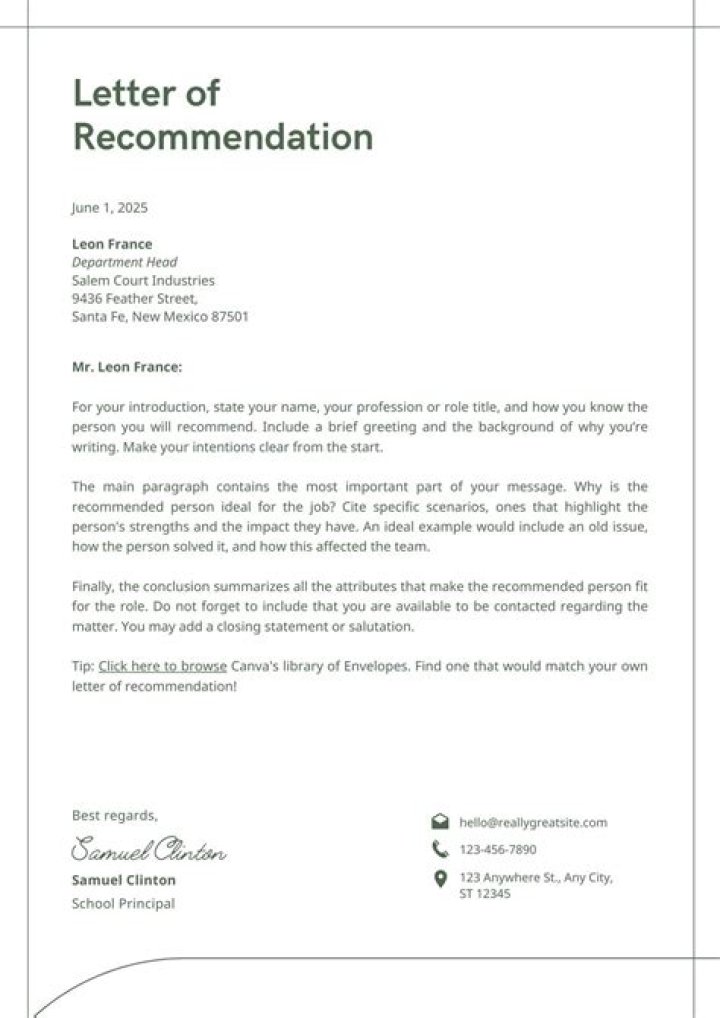 How do you write a reference letter for a colleague?