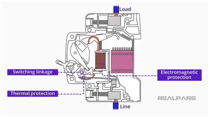 How does a manual reset circuit breaker work?