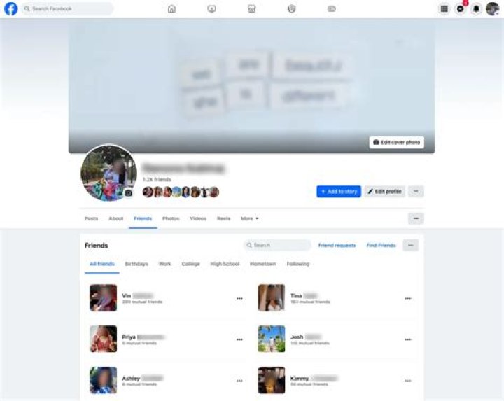 How does Facebook choose which 9 friends to show?