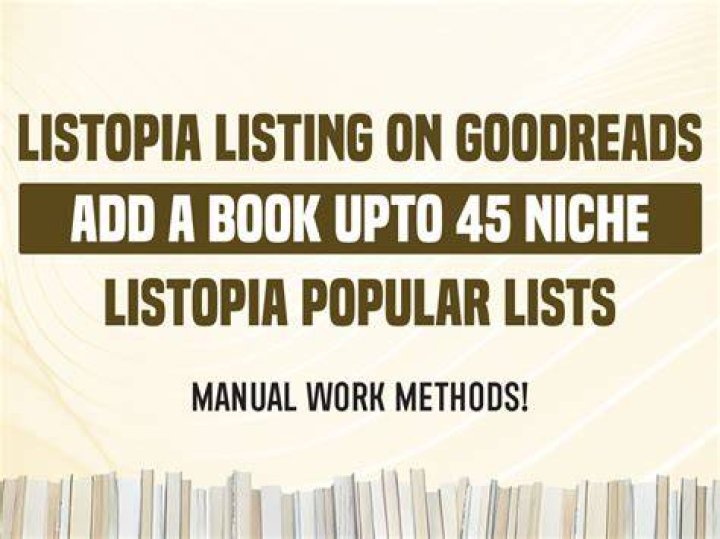 How does Listopia work on Goodreads?