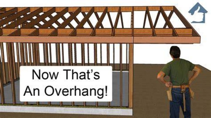 How far can you cantilever a roof overhang?
