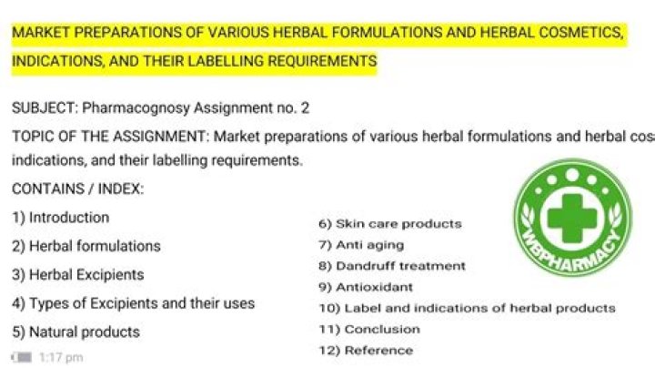 How herbal drug market can be segmented?