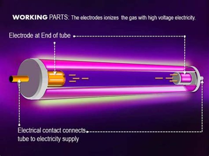 How is neon used in high voltage indicators?