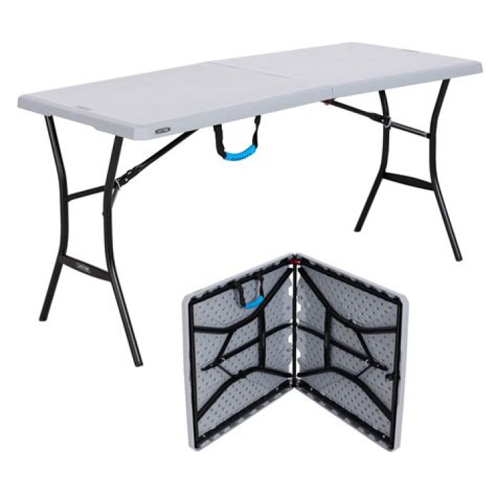 How long is a lifetime foldable table?