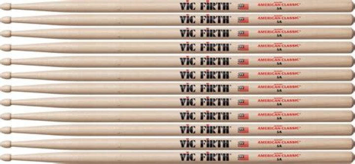 How long is a Vic Firth 5A drumstick?