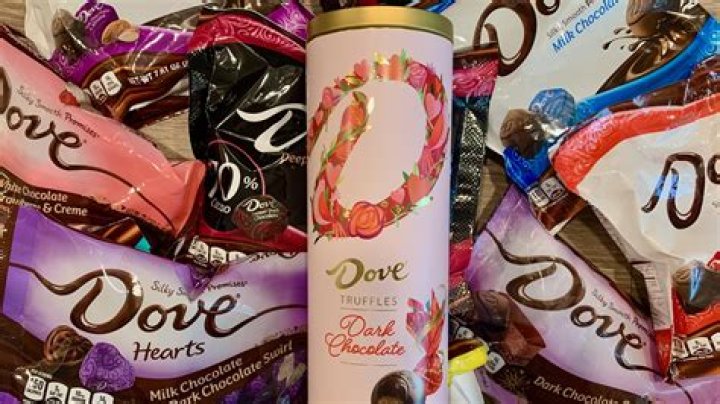 How many flavors of Dove chocolate are there?
