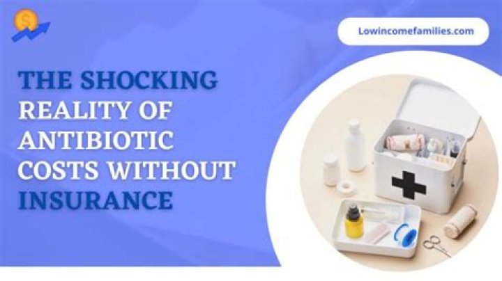 How much do IV antibiotics cost without insurance?