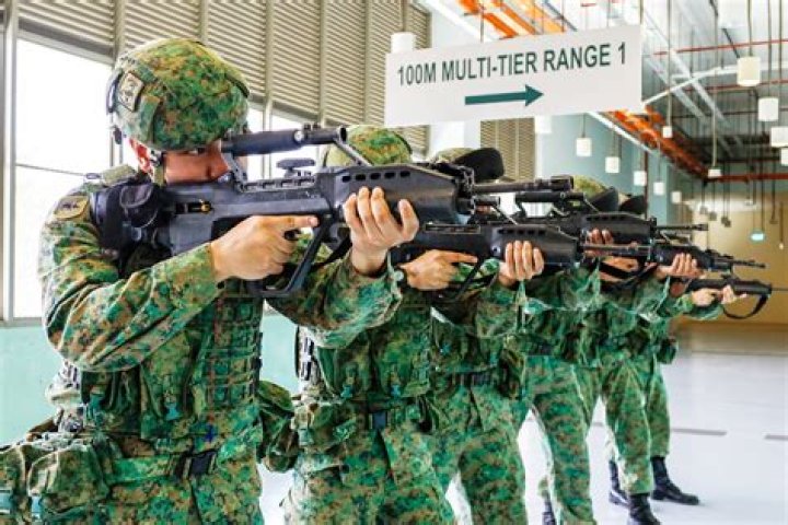 How much does a captain in the Singapore army make?