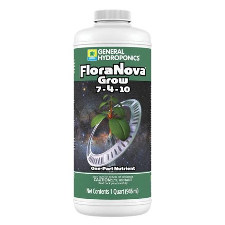 How much does a gallon of FloraNova grow?