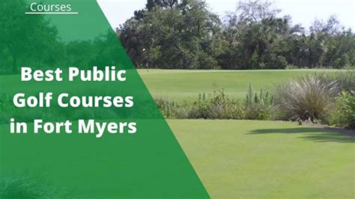 How much does it cost to play golf in Fort Myers?