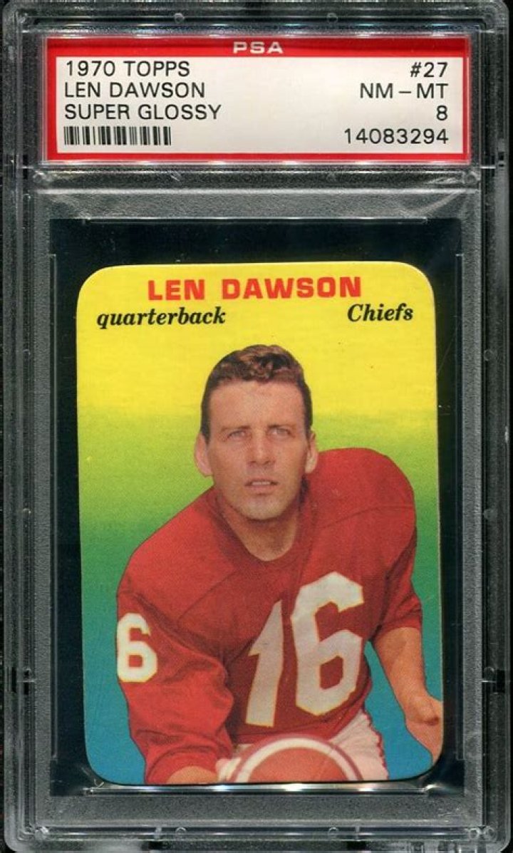 How much is a Len Dawson card?