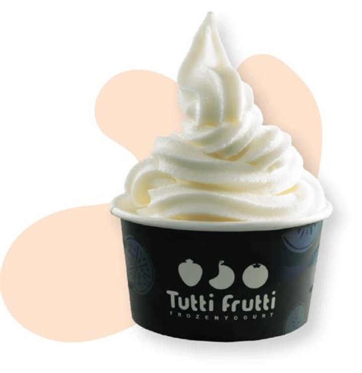How much is frozen yogurt at Tutti Frutti?