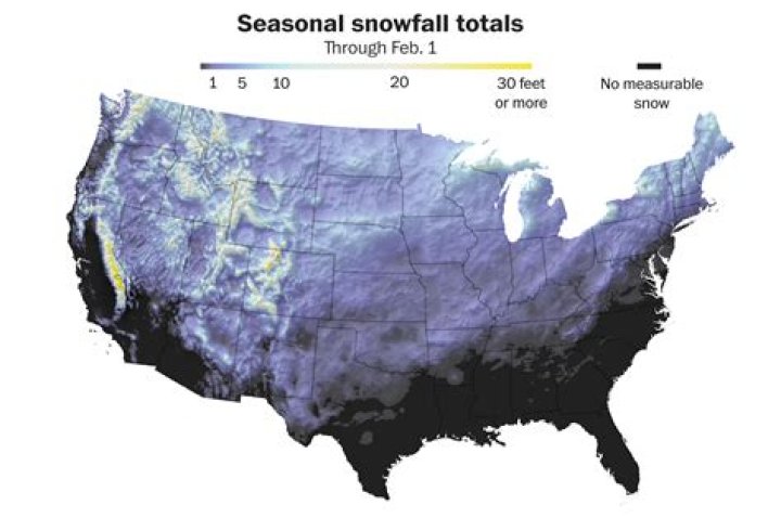 How much snow does Smithers BC get?