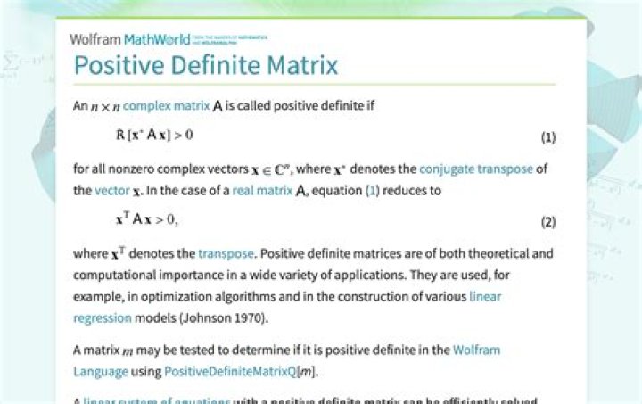 Is a matrix times its transpose positive definite?