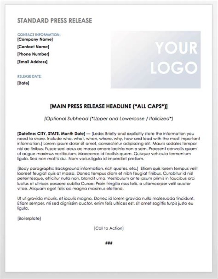 Is a press release free?