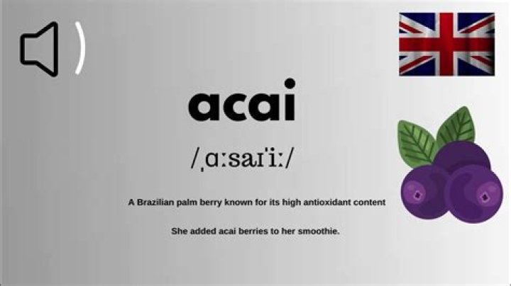 Is acai or acai pronounced?