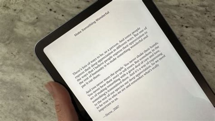 Is an iPad MINI good for reading books?