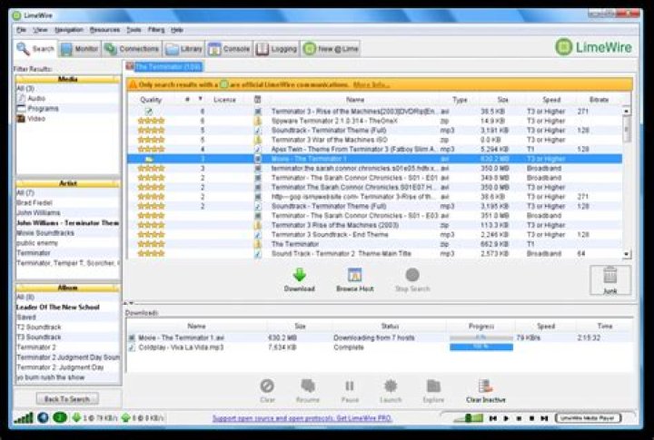Is LimeWire illegal?