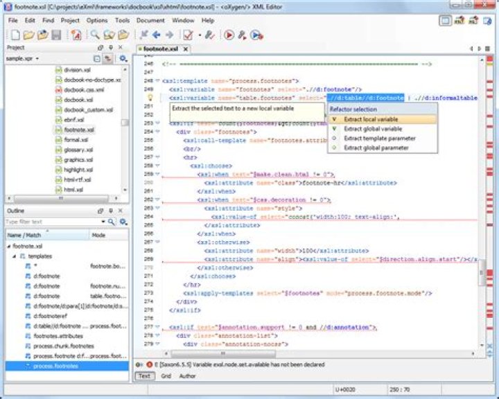 Is Oxygen XML free?