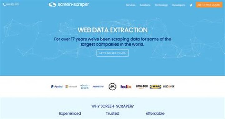 Is screen scraper free?