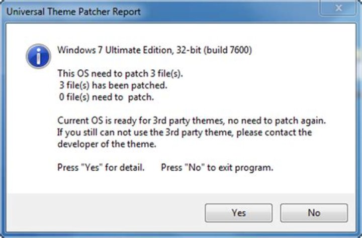 Is Universal theme patcher safe?