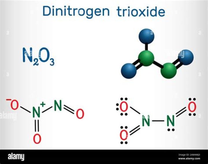 Que significa n2 o3 en quimica?