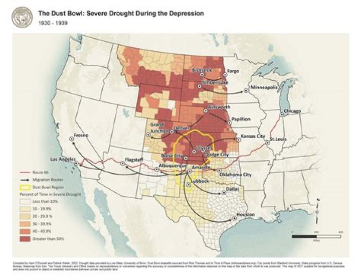Was there a drought in Canada during the Great Depression?
