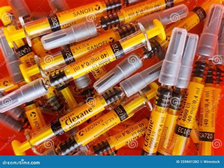 What are Clexane syringes used for?