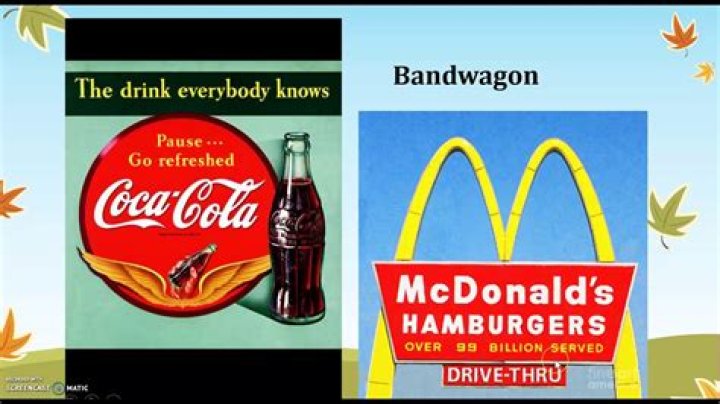 What are examples of bandwagon propaganda techniques?