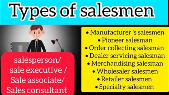 What are salesmen called?
