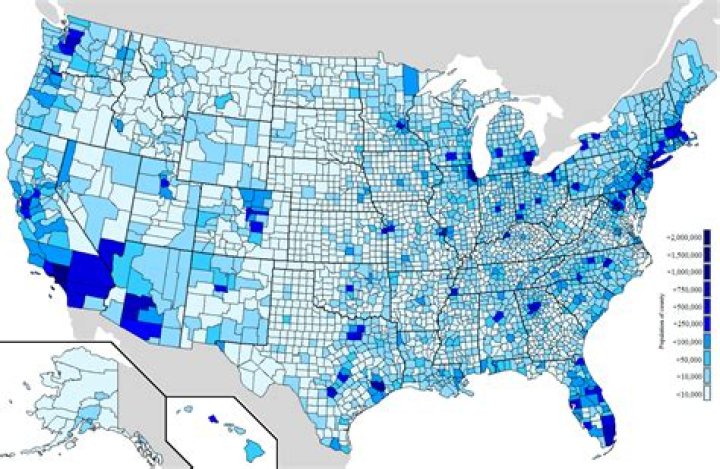 What are the 10 most densely populated counties in Indiana?