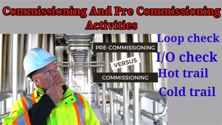 What are the activities in pre-commissioning?