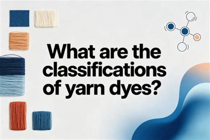What are the classifications of dye?