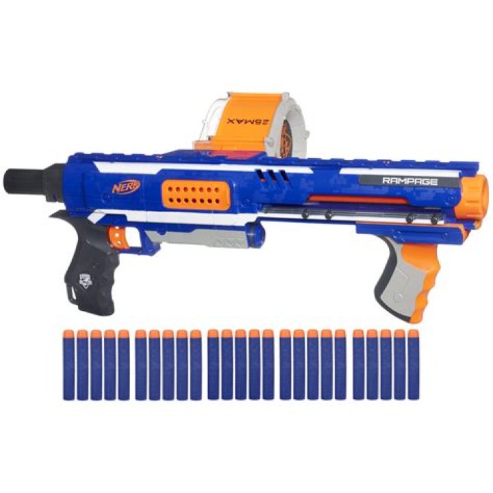 What batteries does the Nerf N-Strike take?