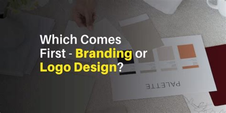 What comes first logo or branding?
