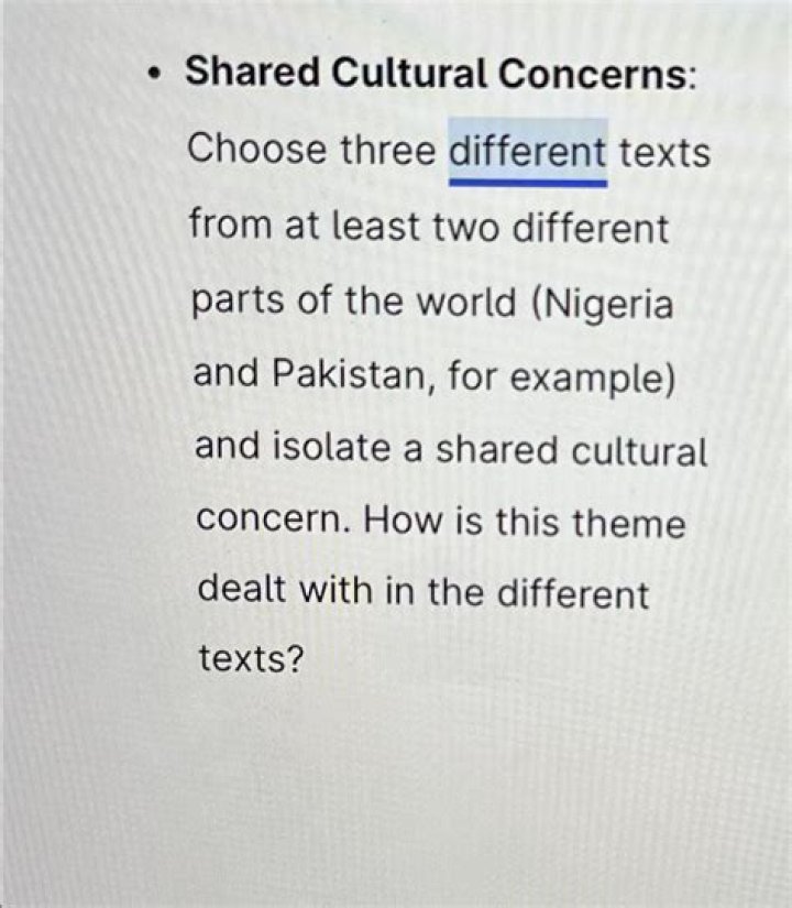 What cultural concerns mean?