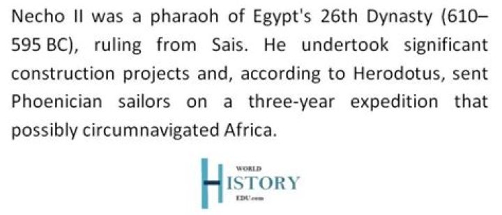 What did Necho II accomplish?